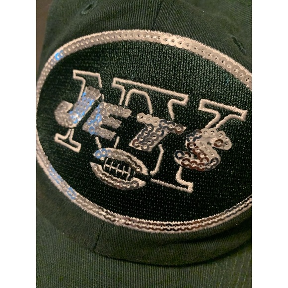 NY JETS Woman’s sequined hat - Picture 2 of 4